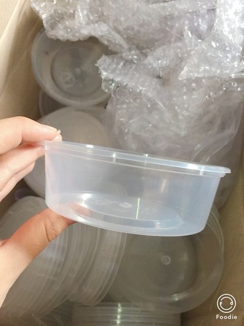 Hũ dẹp 250ml dùng để đựng Slime