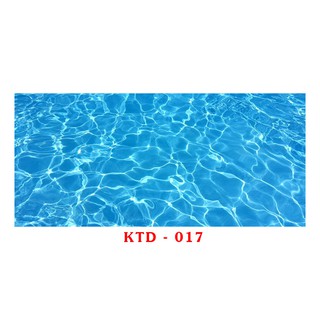 Tranh 3D vân nước dán đáy bể hồ cá - có keo sẵn - decal 3 lớp lụa kt (50, 60,80,90,100,120,150,160 )