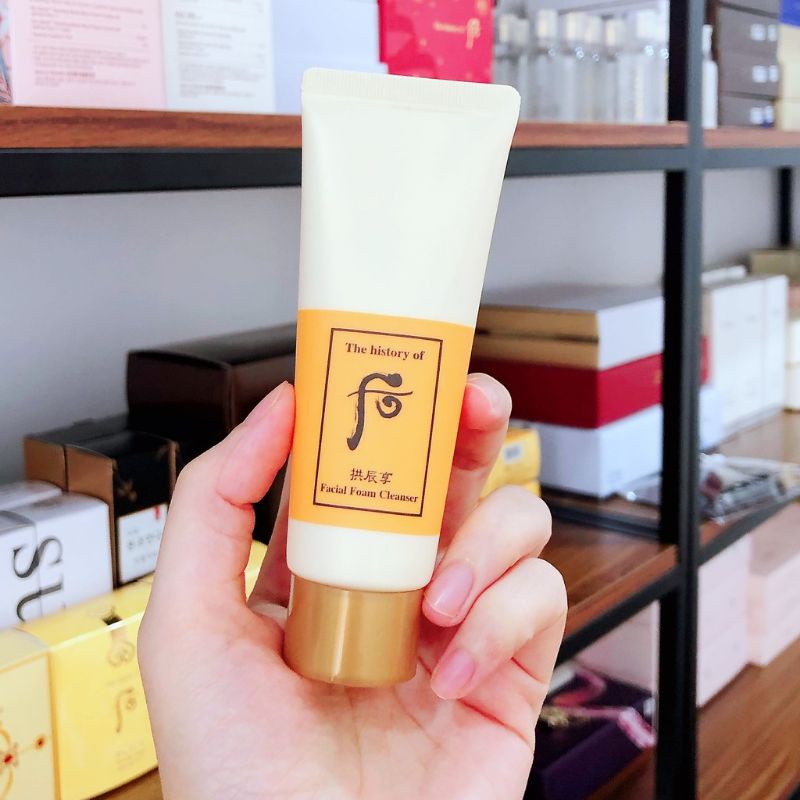Xả kho - Sữa rửa mặt Whoo vàng 40ml