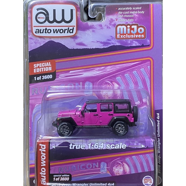 Xe mô hình Auto World Jeep Wrangler 4x4