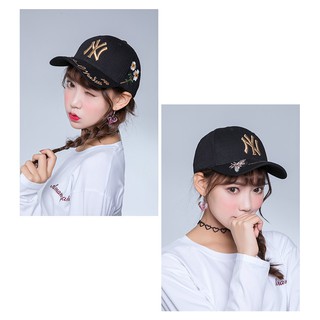 Giảm giá Mũ new york yankees đính ong thêu hoa - ảnh thật - Mua Thông Minh