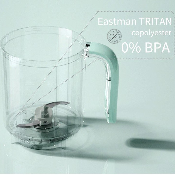 Máy Xay Hấp 4 chức Năng Misuta Nhật Bản Giúp Mẹ Dễ đang chế biến đồ ăn dặm cho bé