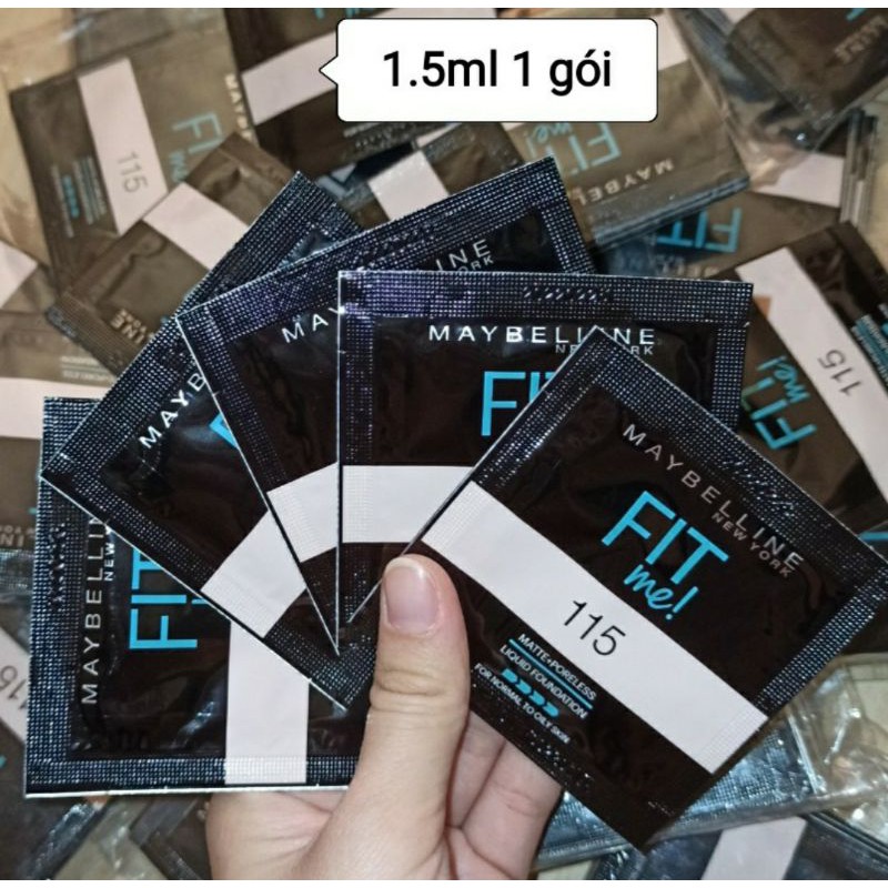Mẫu thử Kem Nền Mịn Nhẹ Kiềm Dầu Fit Me Maybelline New York 1.5ml