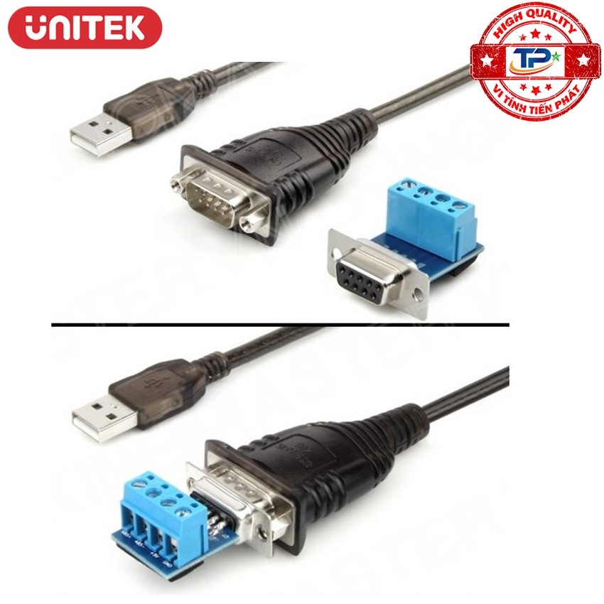 Cáp chuyển USB sang COM 9 RS485 Unitek Y-1081 RS-485
