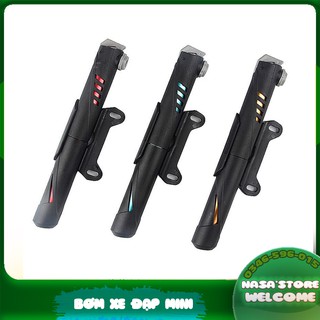 Bơm TAY GẮN xe đạp  THỂ THAO mini mẫu mới 2021 nhỏ gọn van AV FV