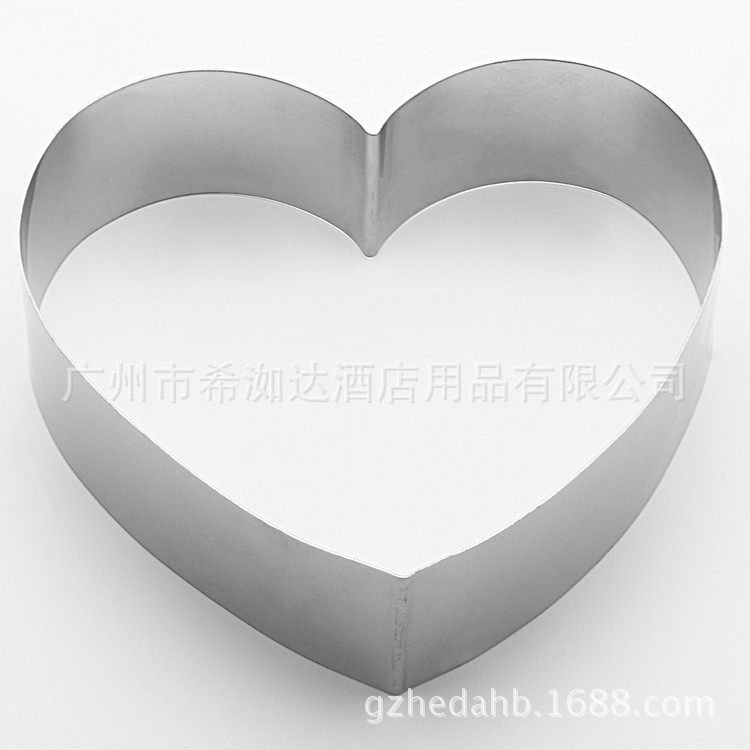 Khuôn Ring tim thép không gỉ 6 inch - 8 inch - 9 inch