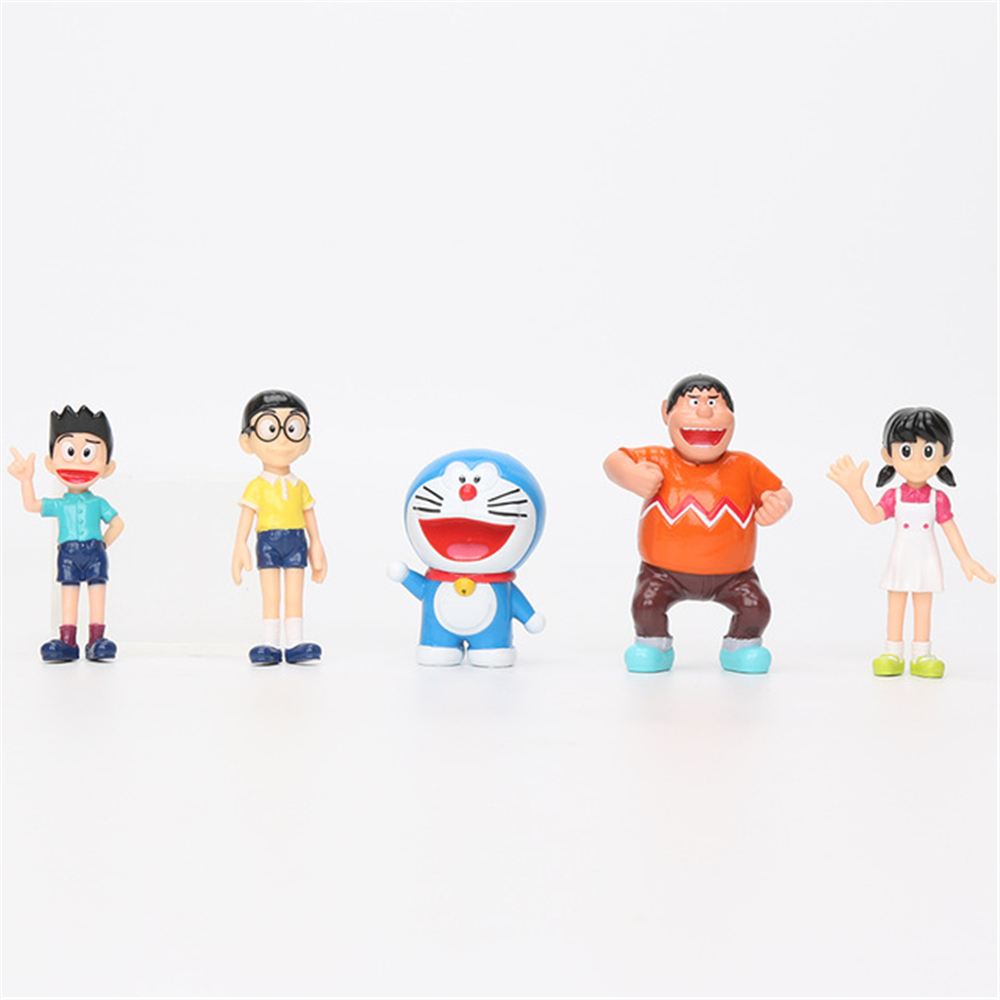 NOBITA NOBI Set 5 Mô Hình Nhân Vật Phim Doraemon Dễ Thương