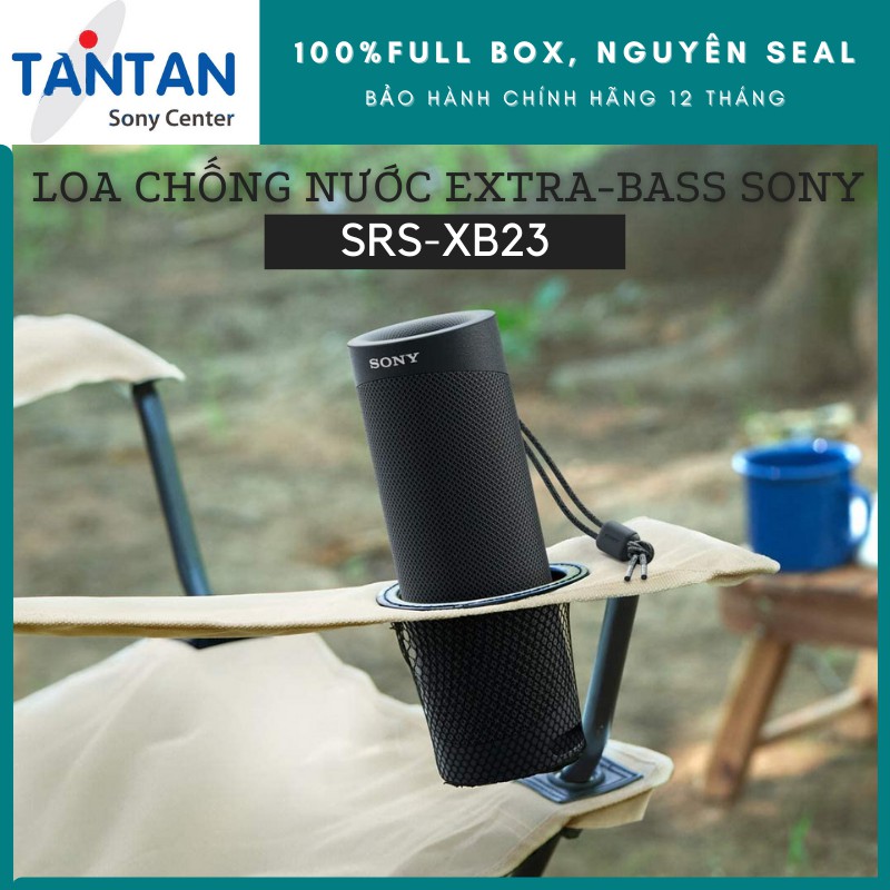 Loa BLUETOOTH Extra Bass Sony SRS-XB23 | Type-C - Chống nước, bụi - Pin 12H - Kích thước cực gọn nhẹ