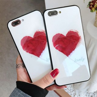 Ốp lưng tráng gương Iphone 7 Plus in hình trái tim lovely