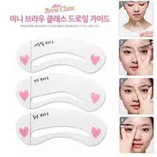 Bộ 3 Khuôn Kẻ Chân Mày
