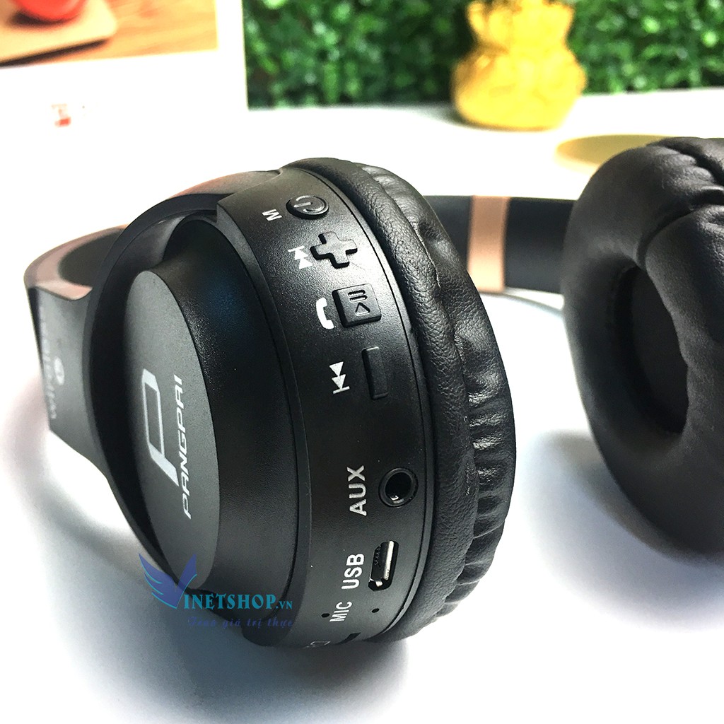 Tai nghe Bluetooth chụp tai BT V4.2 - Hỗ trợ thẻ nhớ - Hệ thống âm bass khỏe có thể gập lại Âm Thanh Đỉnh Cao -dc2983