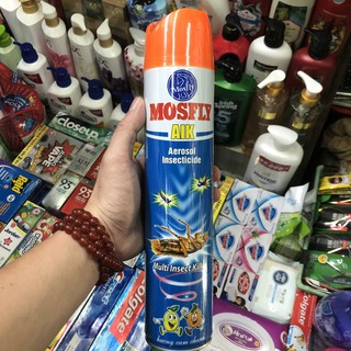 Bình Xịt Côn Trùng Mosfly Fikz 600ml Hương Chanh