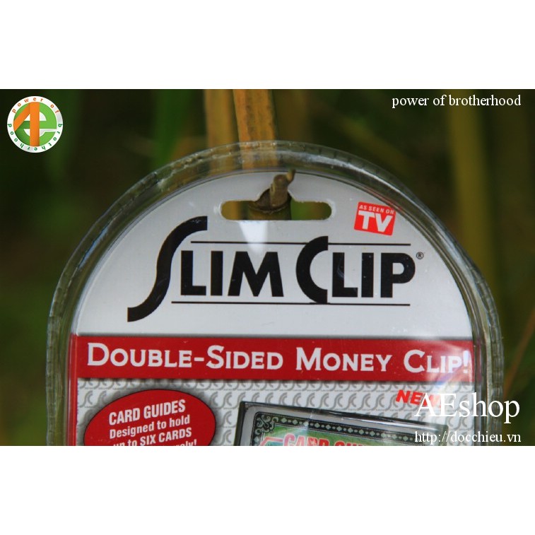 Kẹp tiền inox slim clip cho người đi du lịch