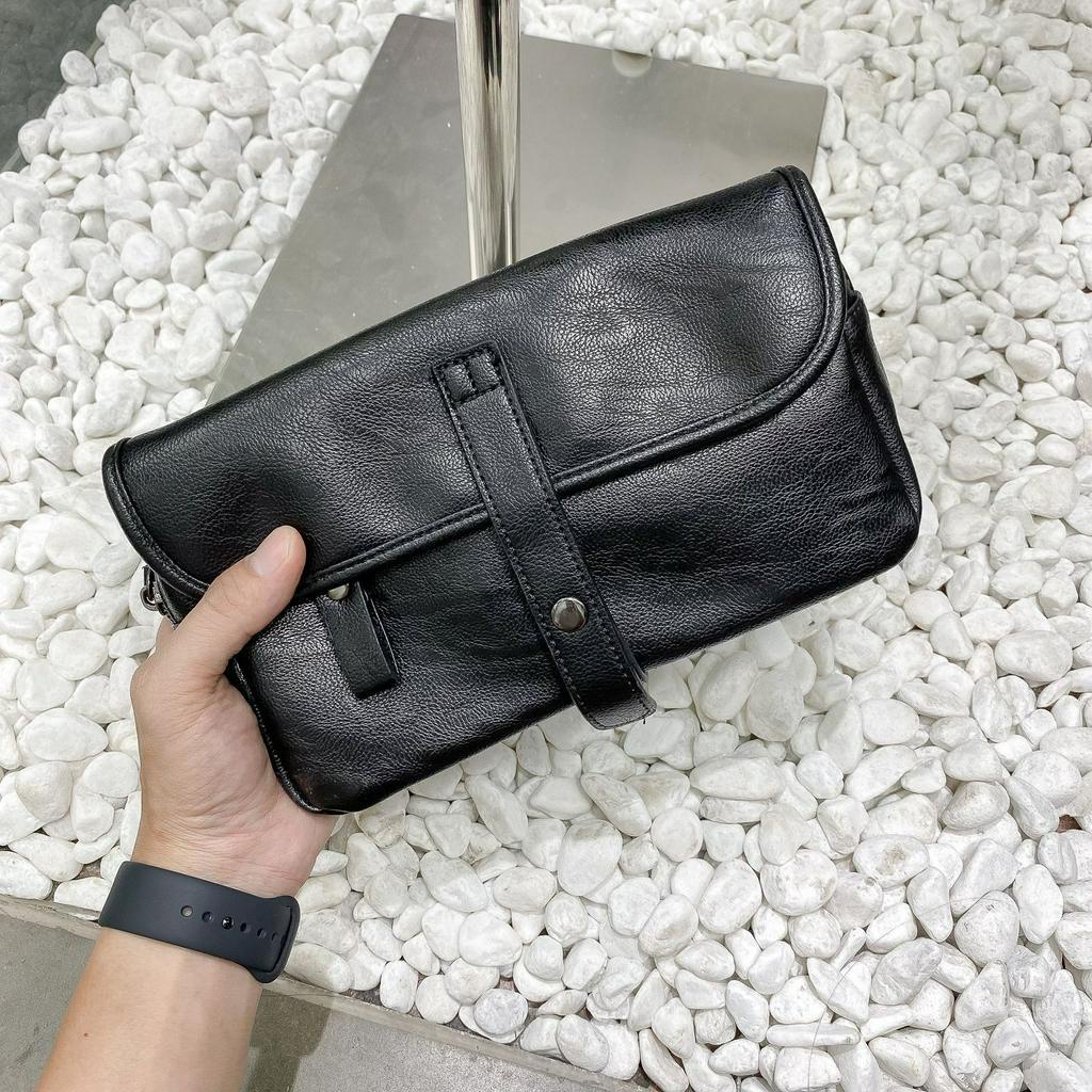Túi đeo chéo Nam Nữ da PU mềm, túi minibag chữ nhật style tối giản Unisex GATE6 - K4051