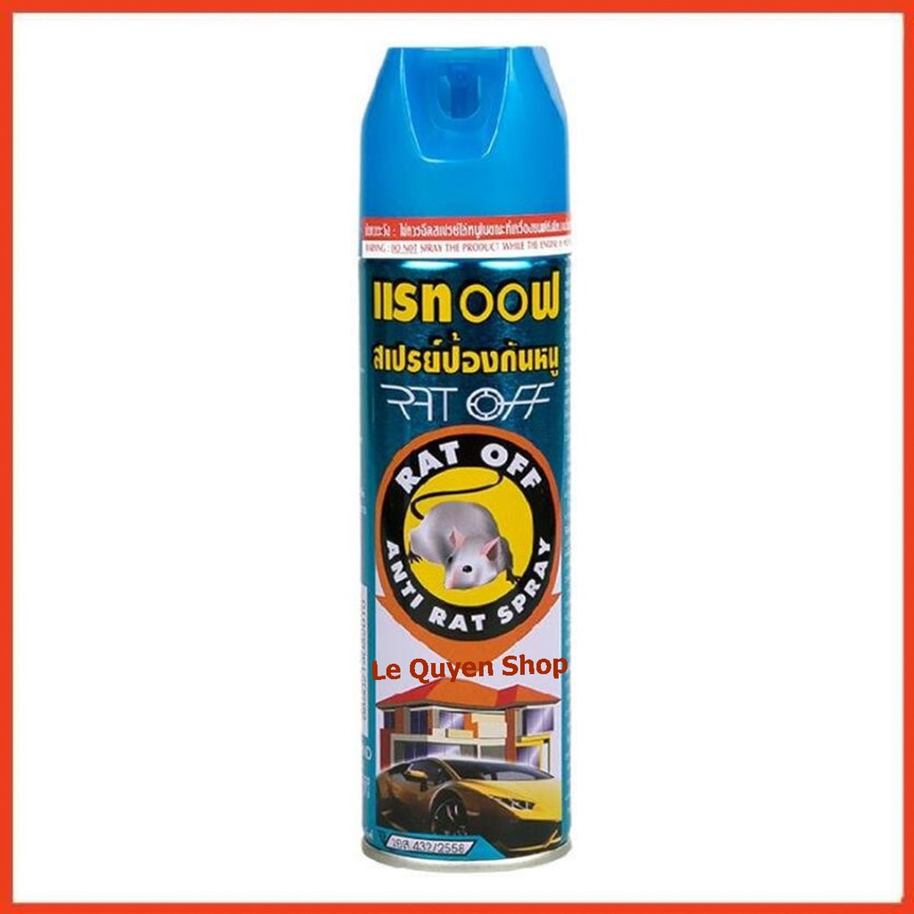 Chai xịt đuổi chuột Rat Off Anti Rat Spray Thái Lan 220ml