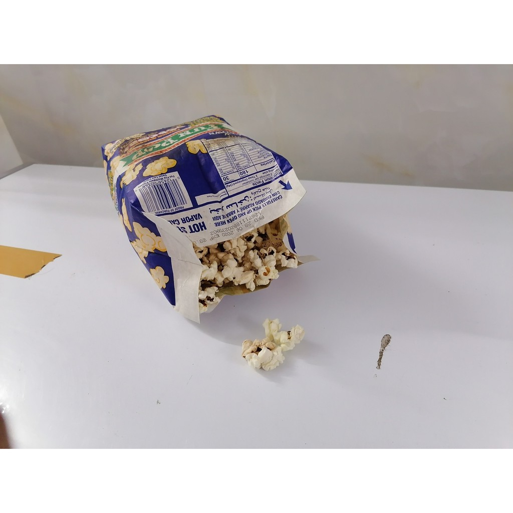 [Hộp 297g - Butter] Bắp nổ (Bỏng ngô) vị Bơ [USA] CROWN Premium Microwave Popcorn (tgc-hk)