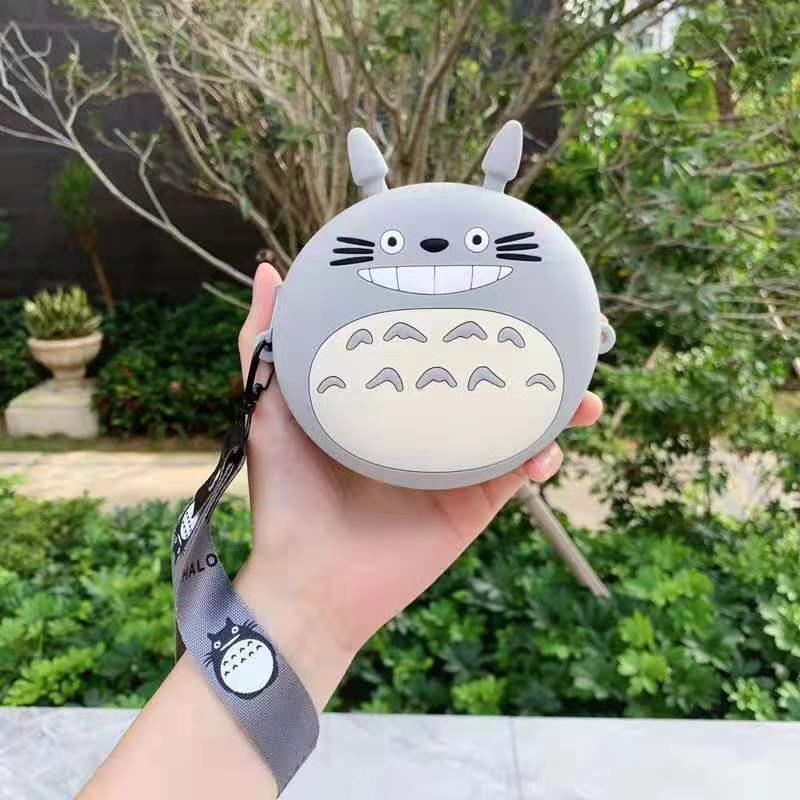 Túi đeo chéo bằng silicon kiểu dáng Totoro xinh xắn dành cho nữ