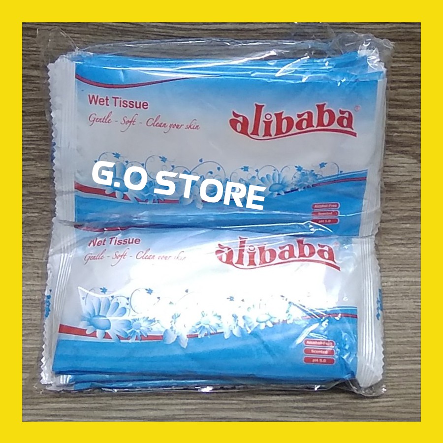 Khăn Lạnh Alibaba bịch 20 cái, Vệ Sinh, Tiện Lợi, An Toàn