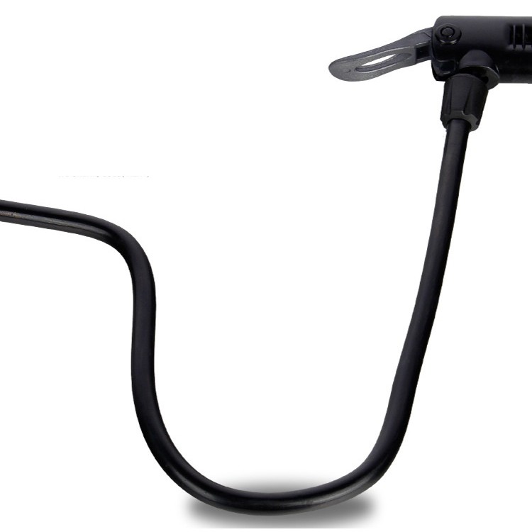 [Hàng có sẵn] Bơm xe đạp chân dùng cho bơm lốp xe đạp, bơm lốp xe máy, tặng kèm kim bơm banh và bơm thú hơi