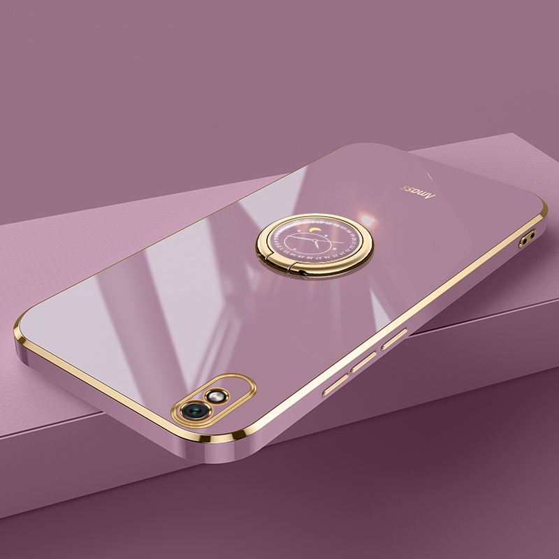 Ốp Điện Thoại Silicon Mềm Chống Sốc Kèm Giá Đỡ Cho Redmi 9A Redmi 9