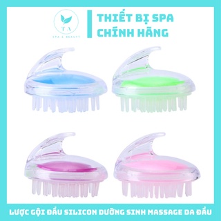 Lược gội đầu silicon dưỡng sinh massage da đầu