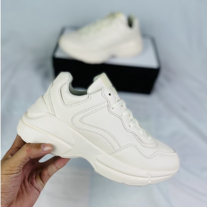 Giày thể thao Sneaker nam nữ, GC Trơn Hot Trend 2021 [Bảo Hành 1 Năm_FullBox_Tặng Vớ]