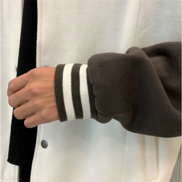 Áo khoác bóng chày thời trang dành cho nam ifashion áo dài tay in hoa khoác top bình thường jacket men coat