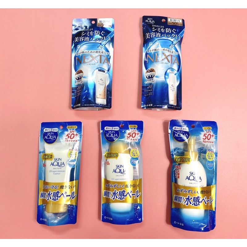 Kem chống nắng Skin Aqua Super Moisture/Nexta Serum UV Essence