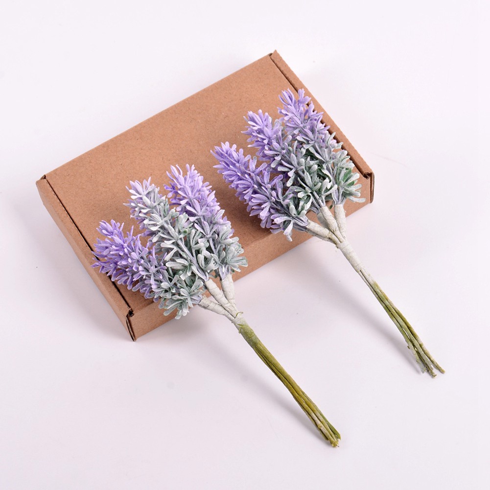 1 Bó Hoa Oải Hương Nhân Tạo Diy Trang Trí Nhà Cửa / Sân Vườn