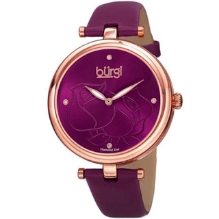 Đồng Hồ Nữ Burgi dây da case 38mm