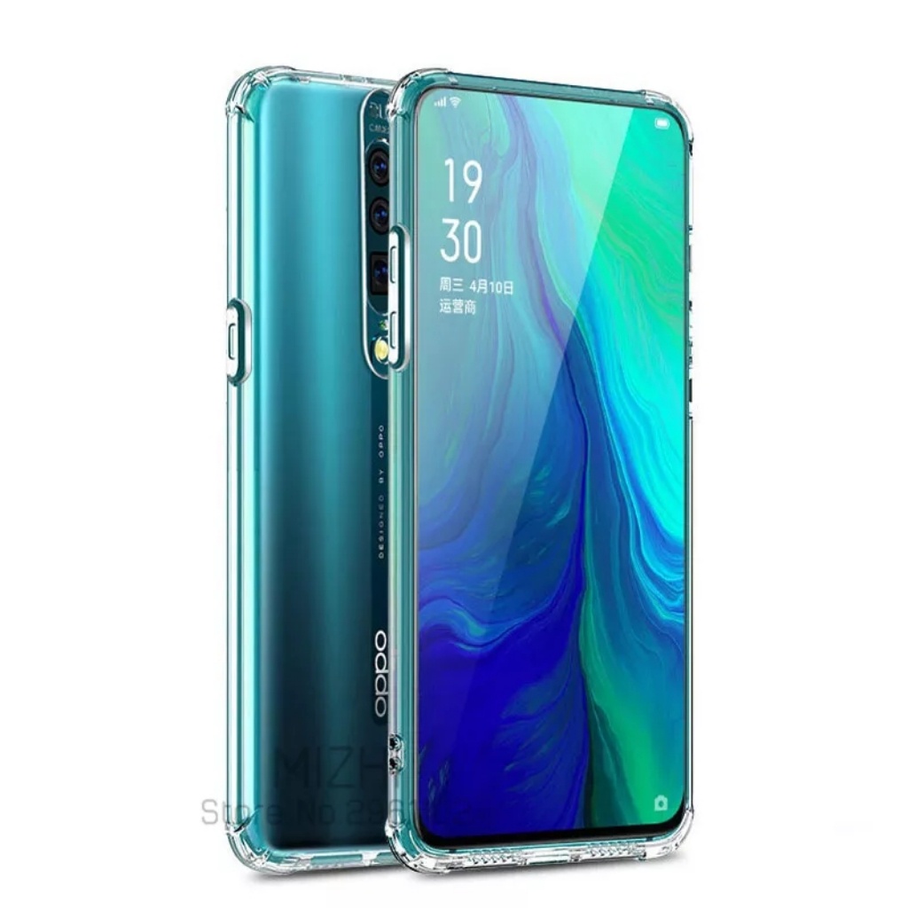 Ốp lưng Oppo Reno 10x Zoom dẻo trong suốt lồi 4 góc chống sốc lâu ố vàng thời trang cao cấp