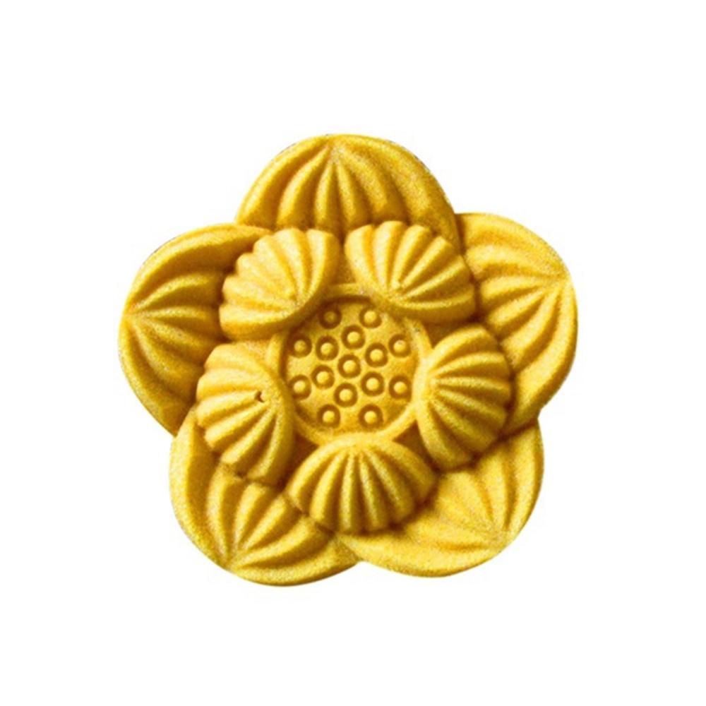 Khuôn Làm Bánh Trung Thu Dạng Nhấn Hình Hoa 50g