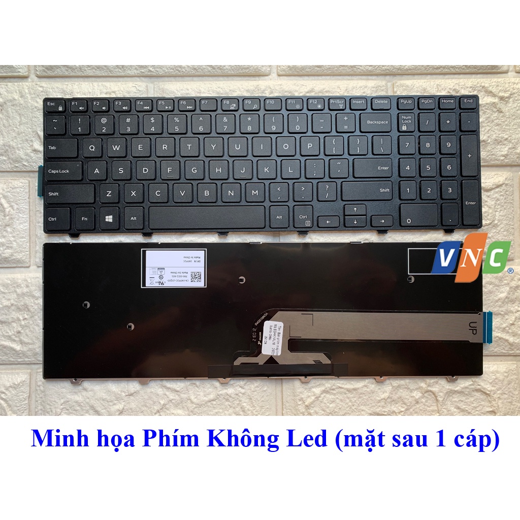 Bàn phím Laptop DELL Inspiron 15-5577 15-5576 7559 7557 P57F keyboard LED Đỏ / Trắng