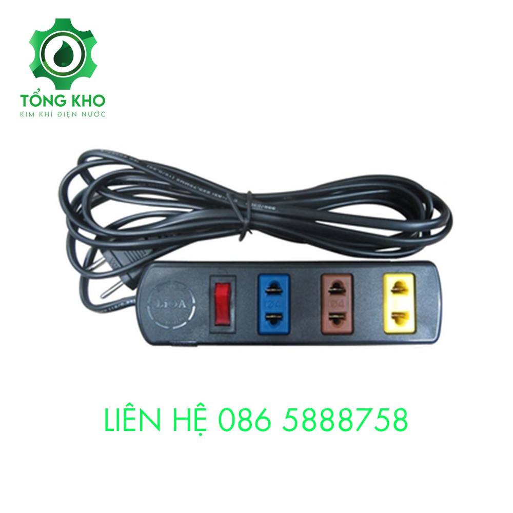 Ổ cắm điện Lioa 2 chấu 3 lỗ 4 lỗ 5 lỗ 6 lỗ - Tổng kho kim khí