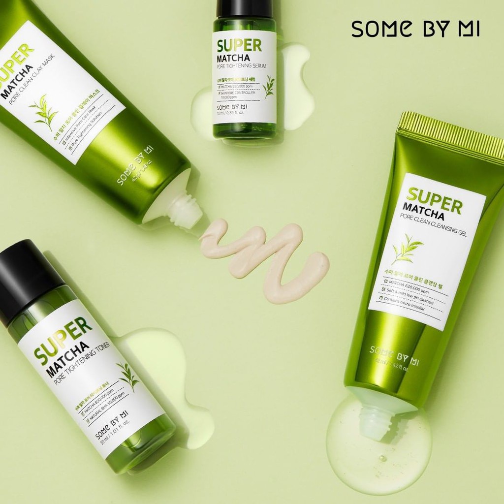 [CHÍNH HÃNG][4 Items] Bộ Sản Phẩm Chăm Sóc Da Some By Mi  Super Matcha Pore Care Starter Kit Edition