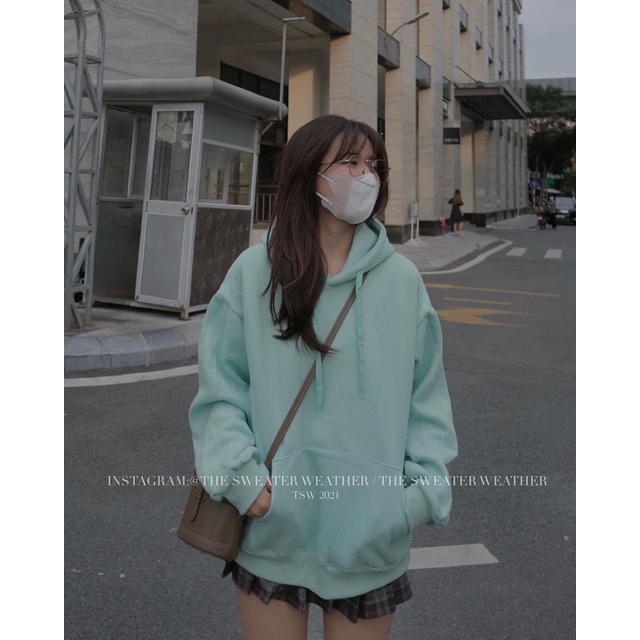 (Ảnh thật) Áo hoodie nỉ bông trơn the.sweaterweather TSW | BigBuy360 - bigbuy360.vn