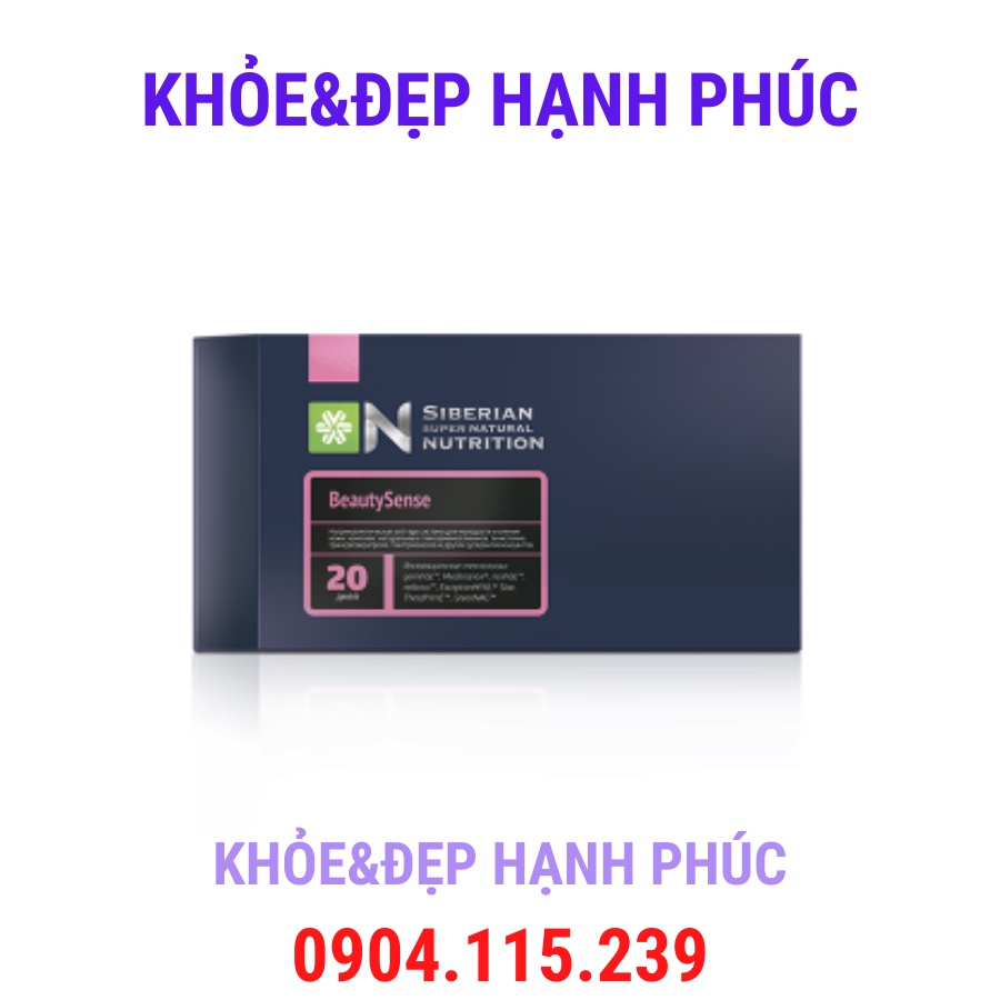 Thực phẩm bảo vệ sức khỏe Siberian Super Natural Nutrition. BeautySense