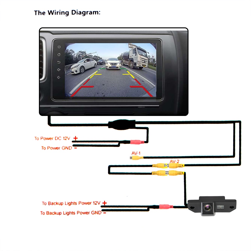 Camera sau góc rộng 170 độ chống thấm nước cho xe hơi Ford Focus 2 Sedan 2005-2011 C-Max
 | WebRaoVat - webraovat.net.vn