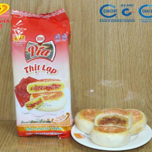 [ 1 Bịch 4 Cái ] Bánh Pía Thịt Lạp 400g Tân Huê Viên - DING DING FOOD