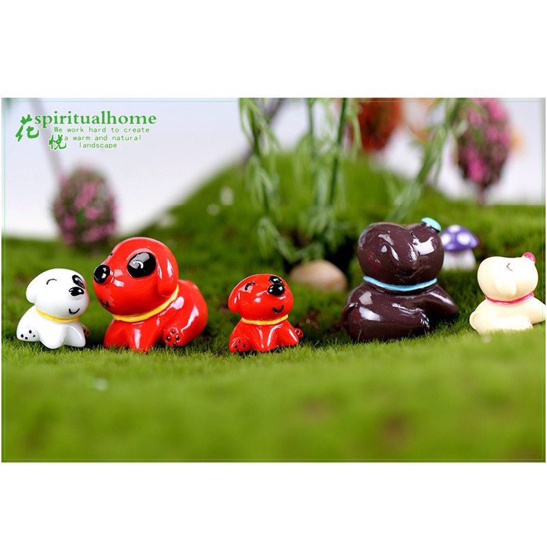 Charm (C184) slime/ Dụng Cụ Charm Trang Trí Hình Chú Chó Đóm 3D (2.7 x 2.6 cm) - Cún