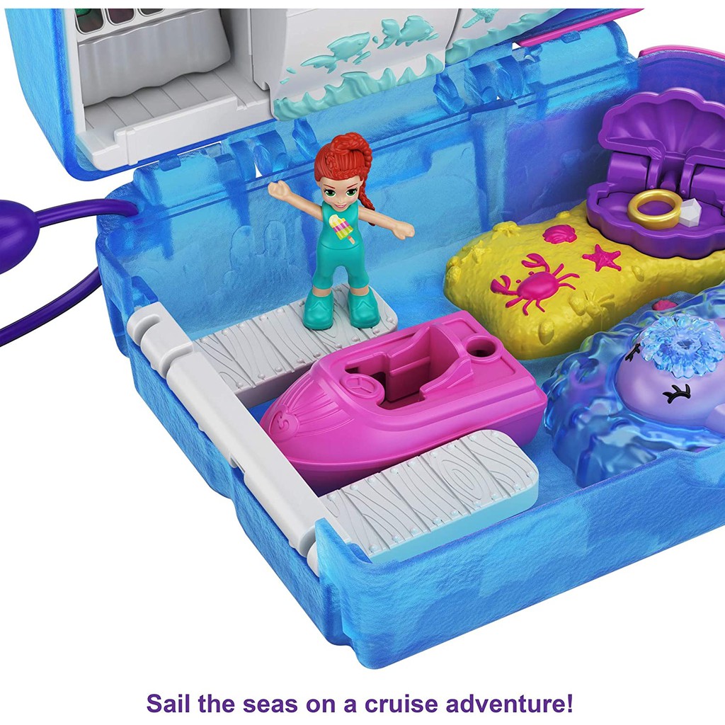 ĐỒ CHƠI POLLY POCKET - Polly Pocket cùng Du Thuyền khám phá biển xanh - MÃ SP GKJ49/FRY35 - HĐT