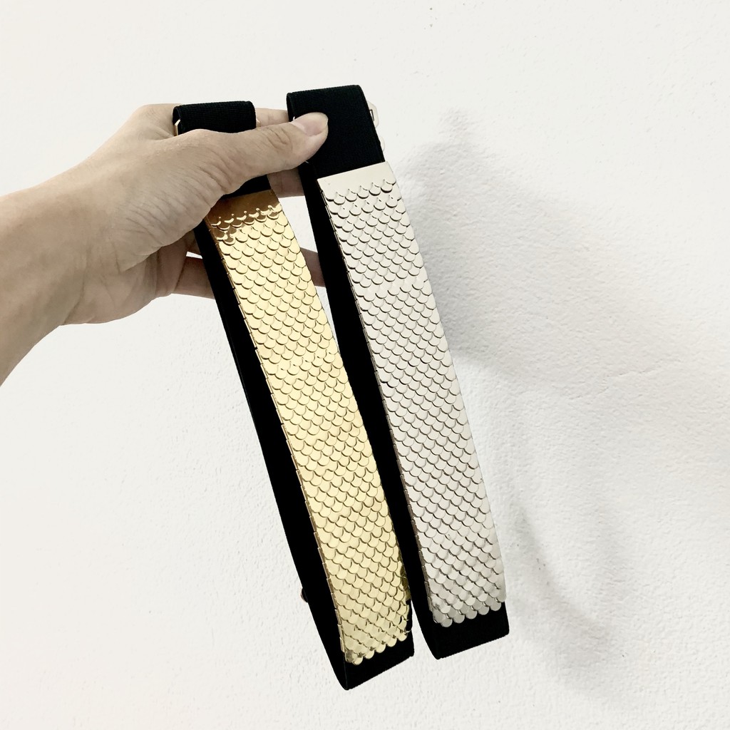 Đai váy vảy cá bản 3cm mới