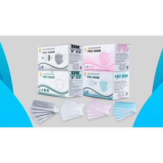 KHẨU TRANG Y TẾ CAO CẤP PHÚC KHANG( HÔP 50 CÁI)