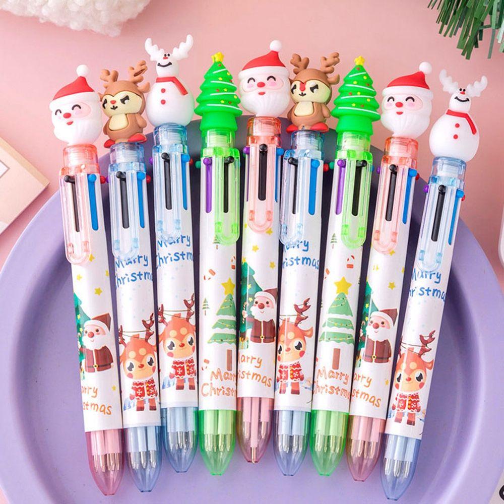 Bút Bi Ngòi 0.5mm Hình Ông Già noel Dễ Thương Trang Trí Giáng Sinh
