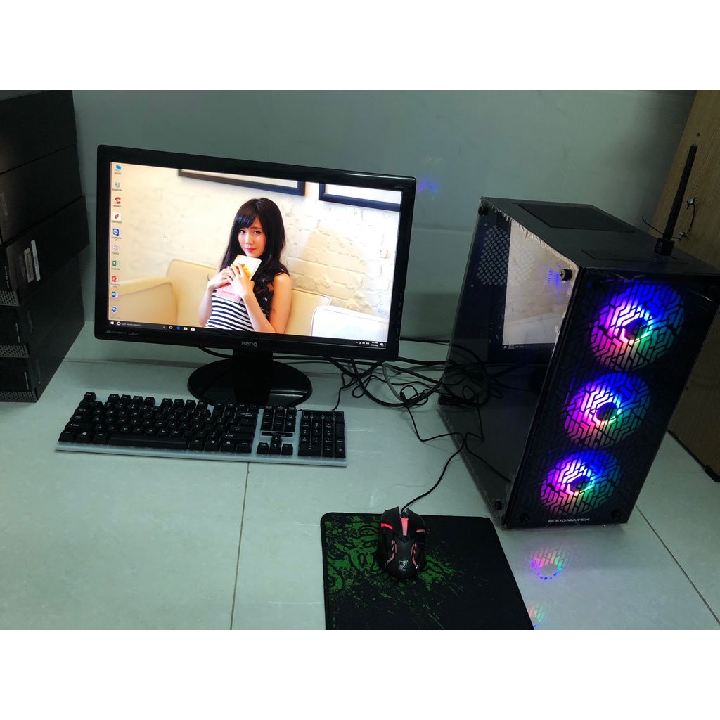 Bộ máy tính bàn, máy tính chơi game CORE I5 , full ứng dụng. Màn hình 22inch.