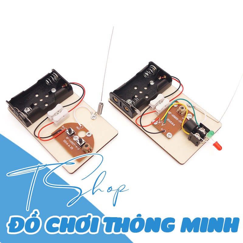Đồ chơi trẻ em khoa học, máy điện báo, thu phát sóng, DIY, giáo dục STEM