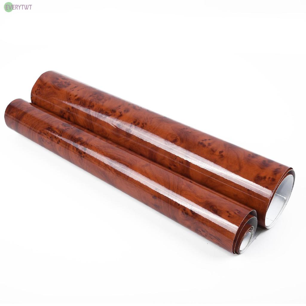【BẢN CAO CẤP - SẴN HÀNG】Giấy Dán Vinyl Vân Gỗ Bóng Gương Oto & Nội Thất - Khổ Lớn 30x100cm - Tự Dính, Chống Nước, Dễ Dán - Giao Hàng Nhanh