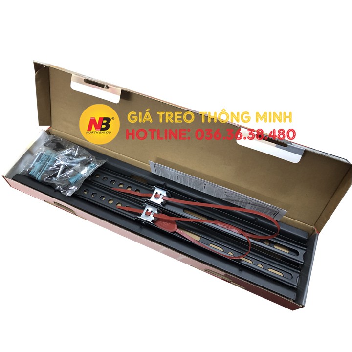 Giá treo tivi NB-D2F NorthBayou siêu mỏng 2.6 cm -Tương thích 32 - 55 inch