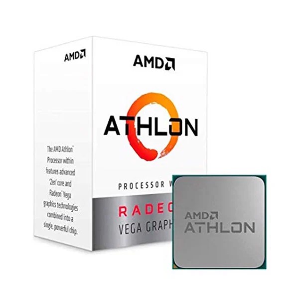 Bộ VXL CPU AMD Athlon 3000G (2C/4T, 3.5 GHz, 4MB) - AM4 - Hàng Chính Hãng