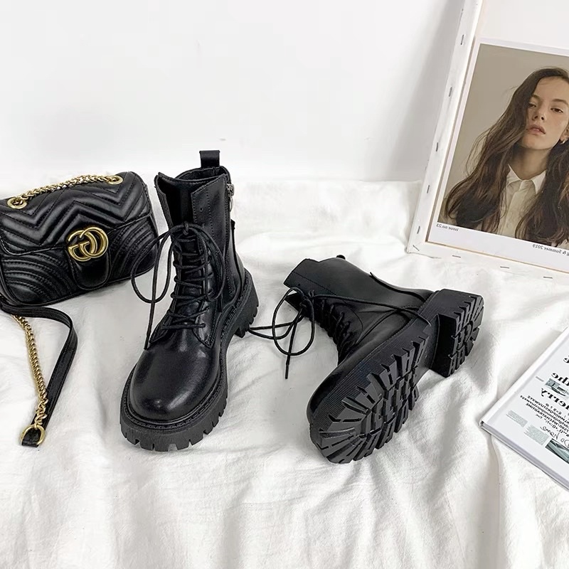 Boots da cao cổ cách điệu